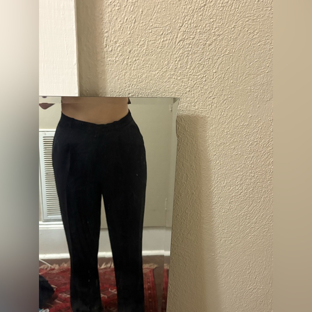 Casual Corner Black Trousers Straight-Leg